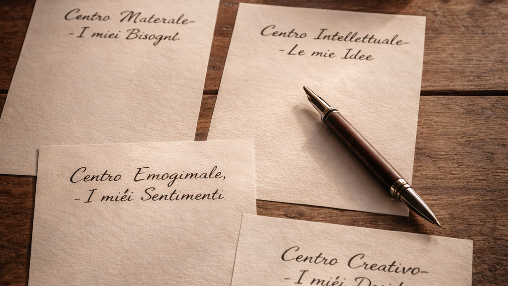 fogli sparsi su un tavolo